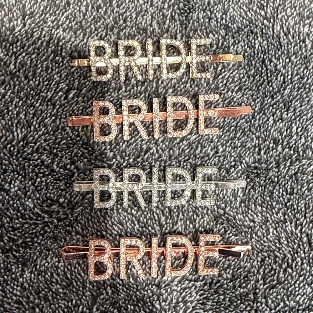 Sparkling Bride Hair Clips Set